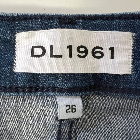 DL1961 Womens Florence Skinny Mid Rise Crop Instasculpt Jeans Stranded size 26 - Picture 11 of 15